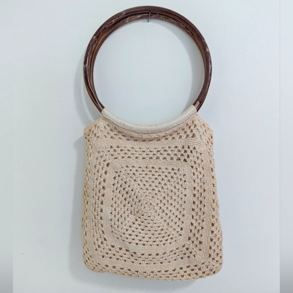 Vintage Macrame Handbag